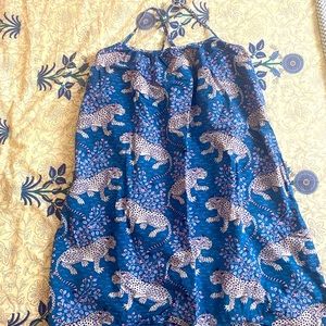 Printfresh cami nightgown bagheera print blue